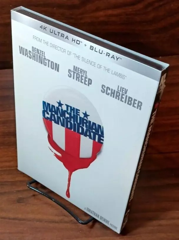 The Manchurian Candidate 2004 (4K Ultra HD + Blu-ray)Slipcover-NEW-Free Shipping