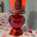 Bath and Body Works Heart Pedastal Globe
