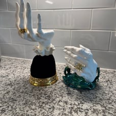 Bath and Body Works Halloween witch hand candle & soap holder