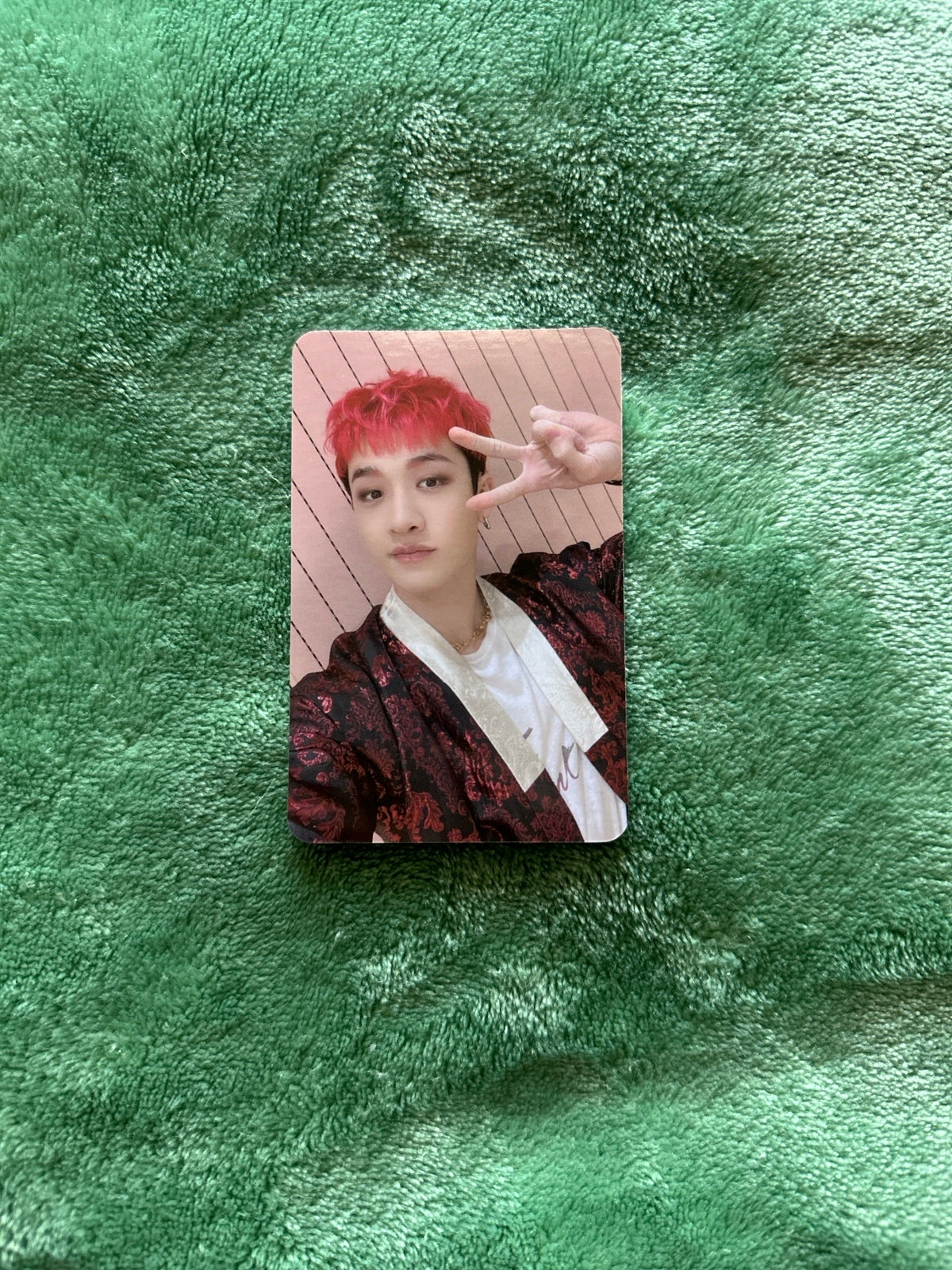 Stray Kids Bang Chan in life Photocard withfans