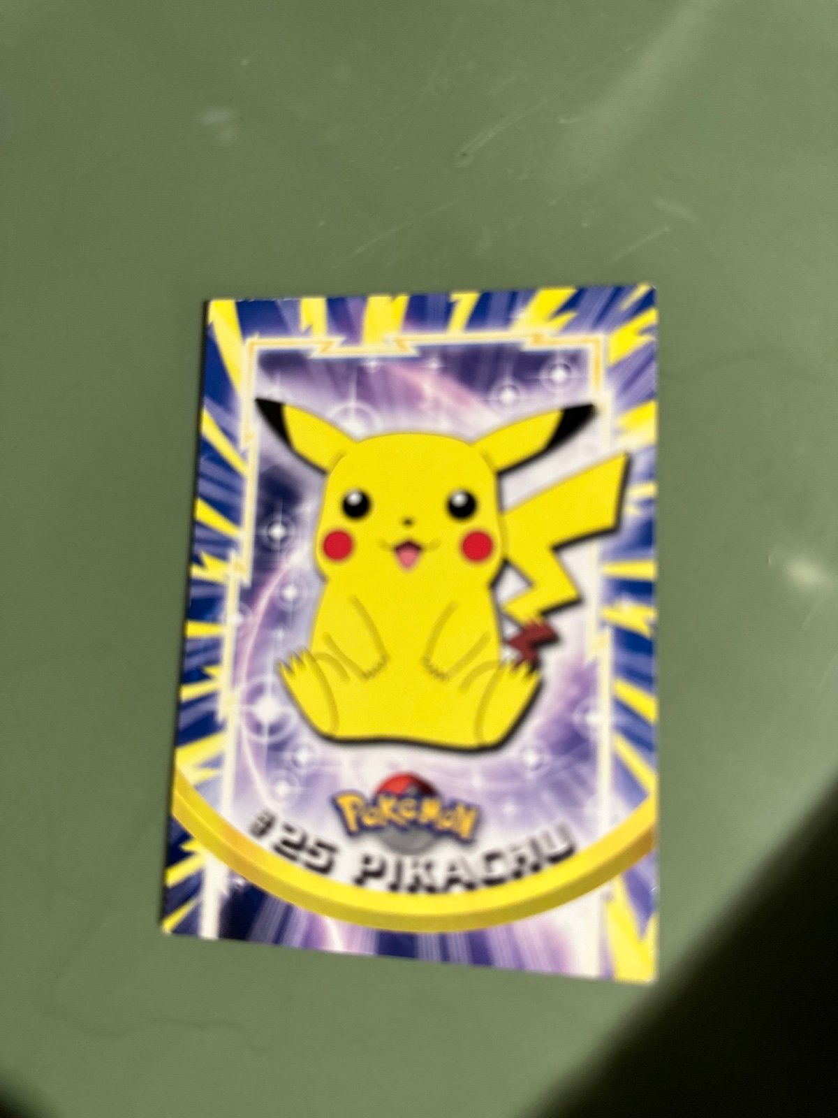 Pikachu Topps #25 card