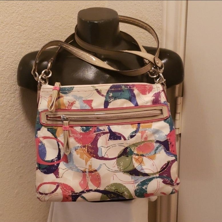 Coach Multi Color Messenger Bag