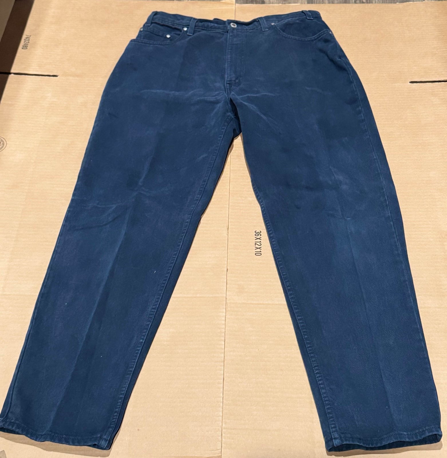 Men’s Silvertab Jeans Loose Fit W35 L32 Indigo Blue 5 Pocket Design