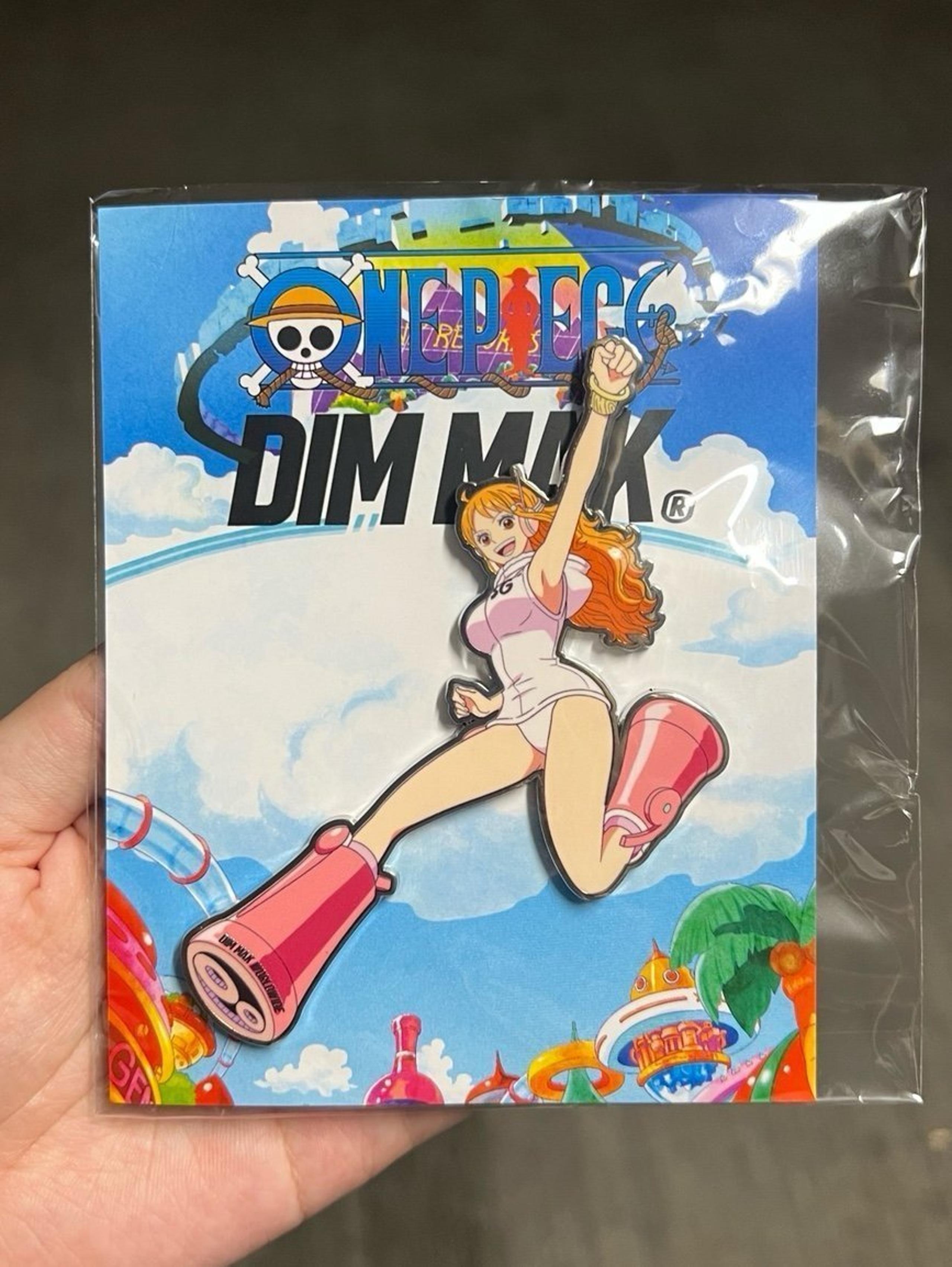 SDCC exclusive Dim Mak x One Piece - Nami Enamel Pin official anime good