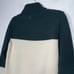 G/FORE Women’s 100% Lambswool Turtleneck Sweater Green White Colorblock Medium