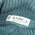 G/FORE Women’s 100% Lambswool Turtleneck Sweater Green White Colorblock Medium