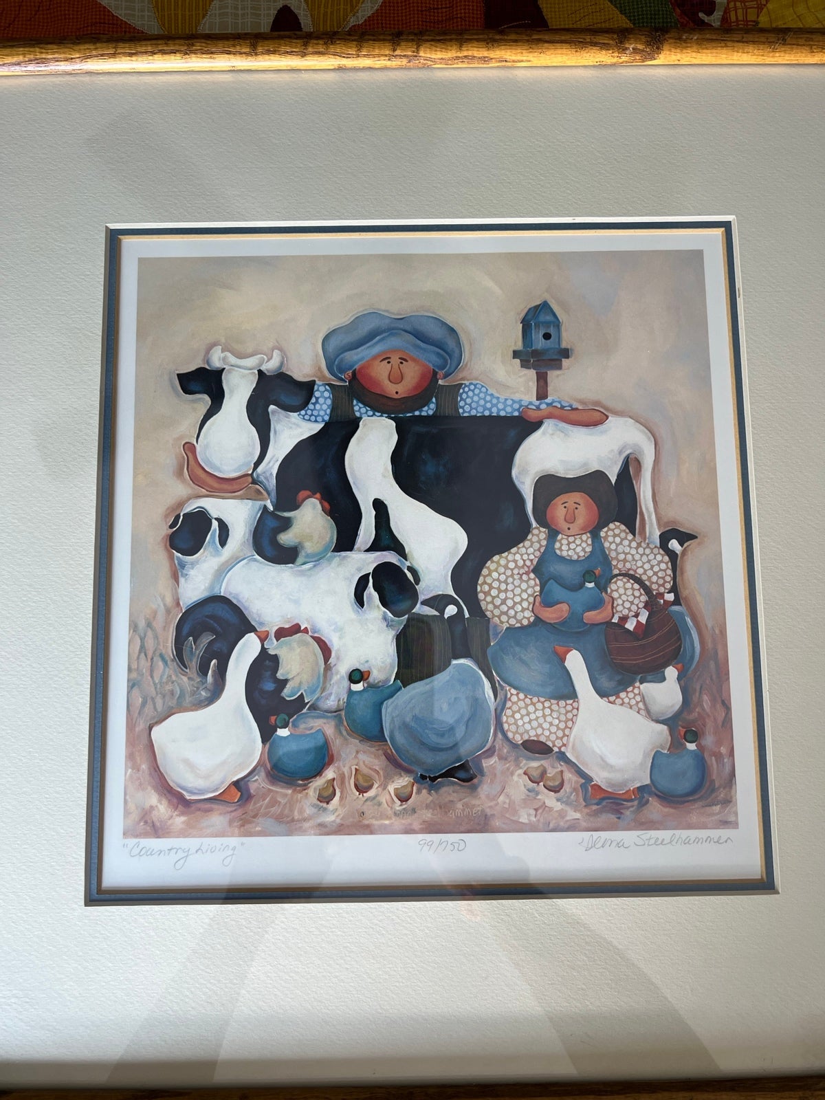 ILOMA STEELHAMMER COUNTRY LIVING HAND SIGNED IN PENCIL LITHOGRAPH