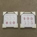 Christmas Ornament Prints (2) - Metal Framed Prints Wall Art Holiday Decor NWT