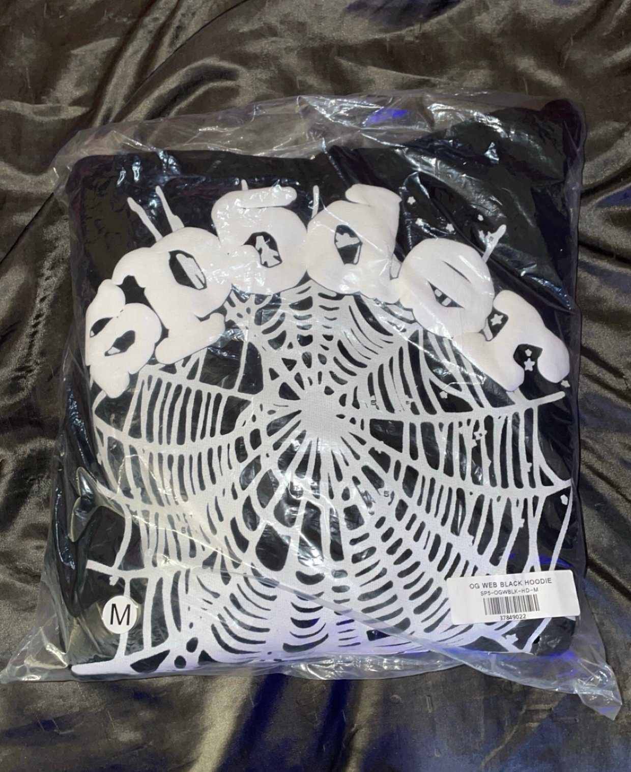 Sp5der OG Web Hoodie 'Black'