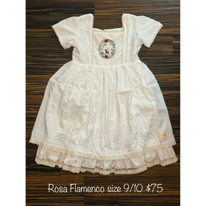 Rosa Flamenco Reindeer Dress