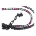 Agatha Paris Signed Multicolored Rhinestone Gunmetal Necklace Scottie Dog 19-21