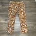 Good American DESERT CARGO PANT Sz 16 Brown Beige Tan Button Fly