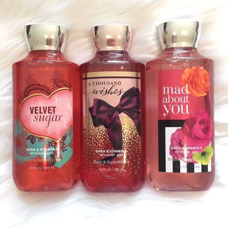 Bath & Body Works Shower Gel Bundle Velvet Sugar A Thousand Wishes Mad About You