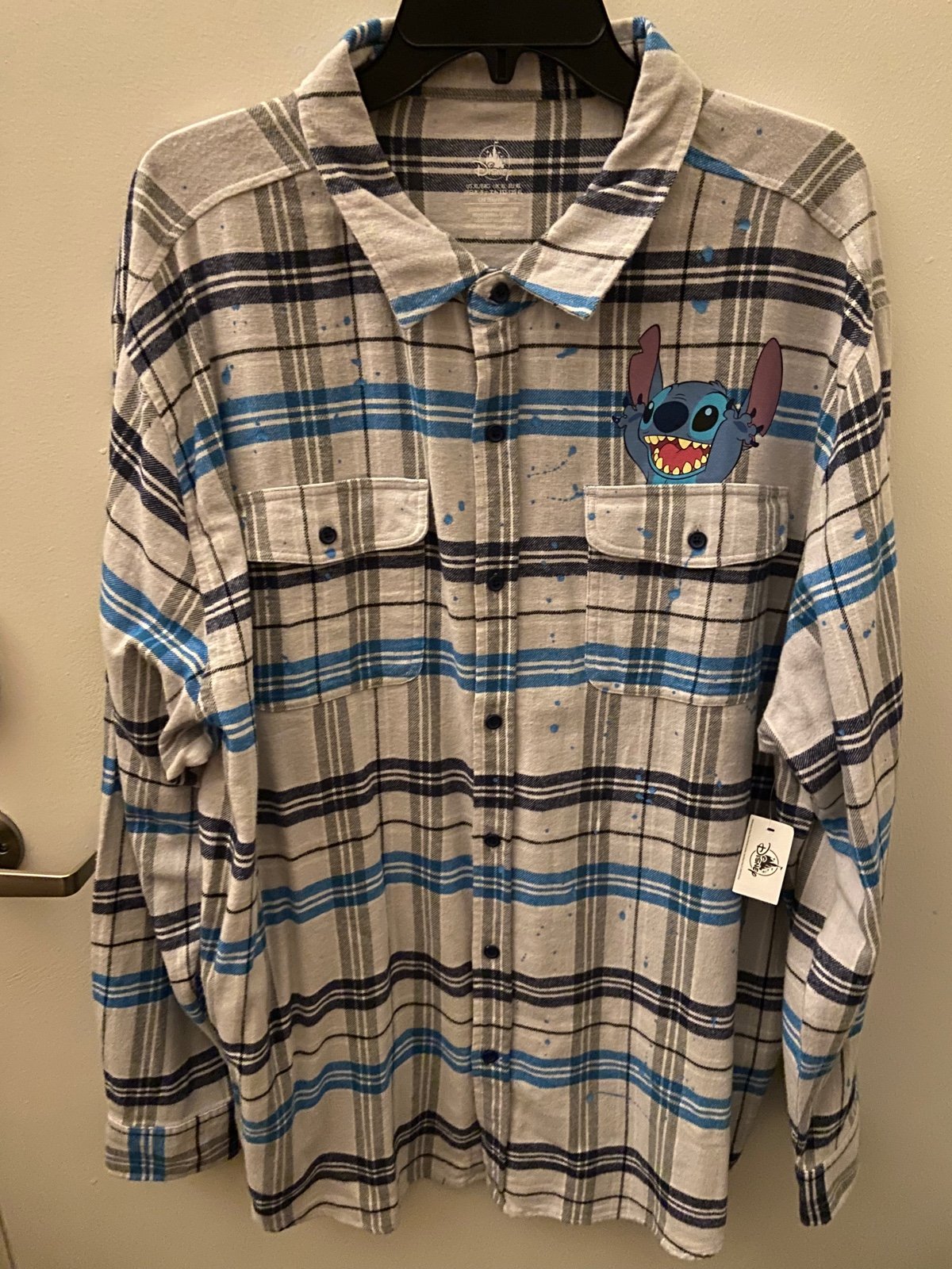 Disney Sticth Flannel XL