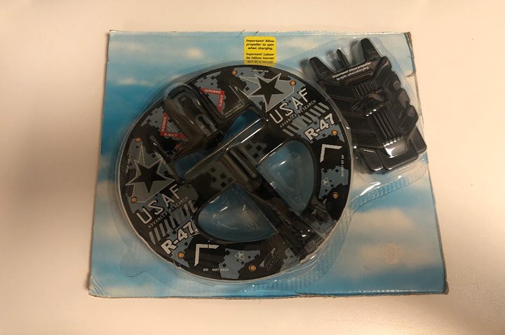 2008 Spin Master Air Hogs E-Chargers Glying Motorized Plane USAF R-47