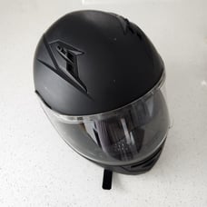 GLX GX11 Matte Black Motorcycle Helmet