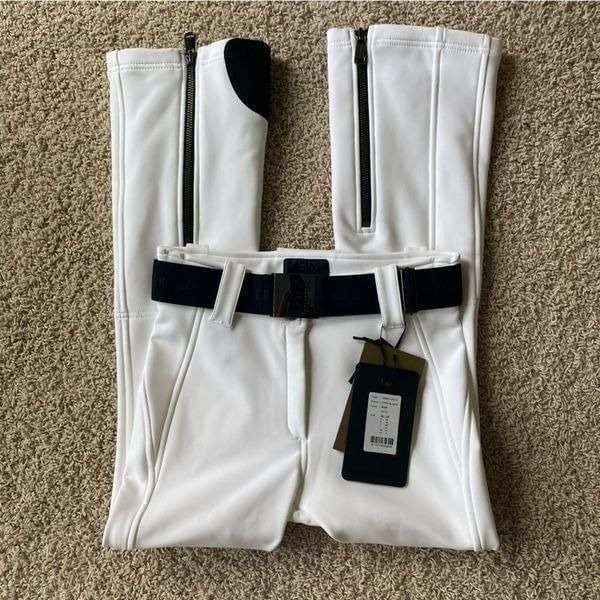 Goldbergh Pippa Ski Pants Waterproof White Black NWT 8