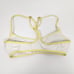 L*Space Pamela Bikini Top in Cream Lemon Yellow Size Small NWT Racerback