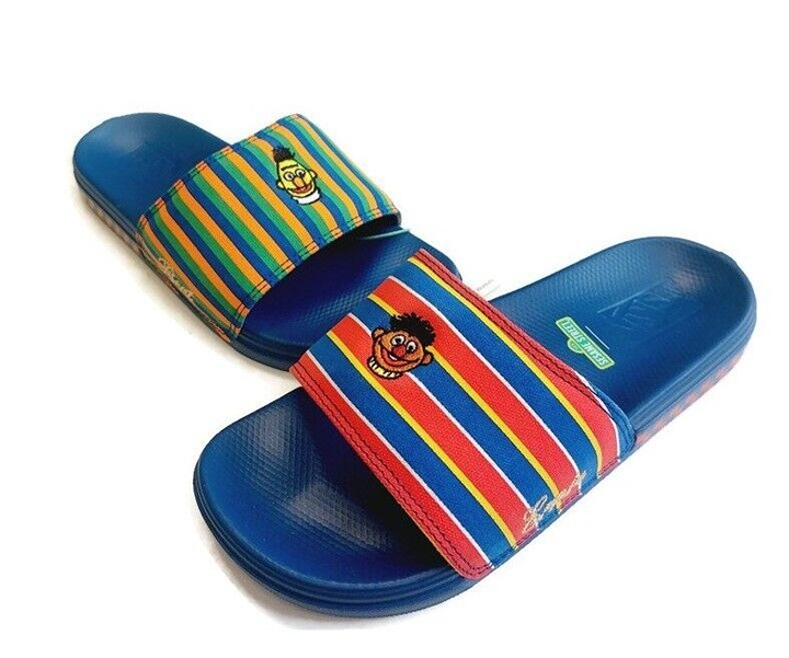 VANS X Sesame Street Ernie and Bert La Costa Slide On Sandal Mens Size 5 Slide