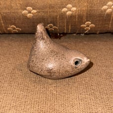 McCarty’s Mississippi Pottery Small Nutmeg Brown Bird