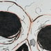Original Art CYBER SKULL CREST themed 1 of 1 artwork by Tim Anderson 8x10 ink