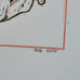 Original Art CYBER SKULL CREST themed 1 of 1 artwork by Tim Anderson 8x10 ink