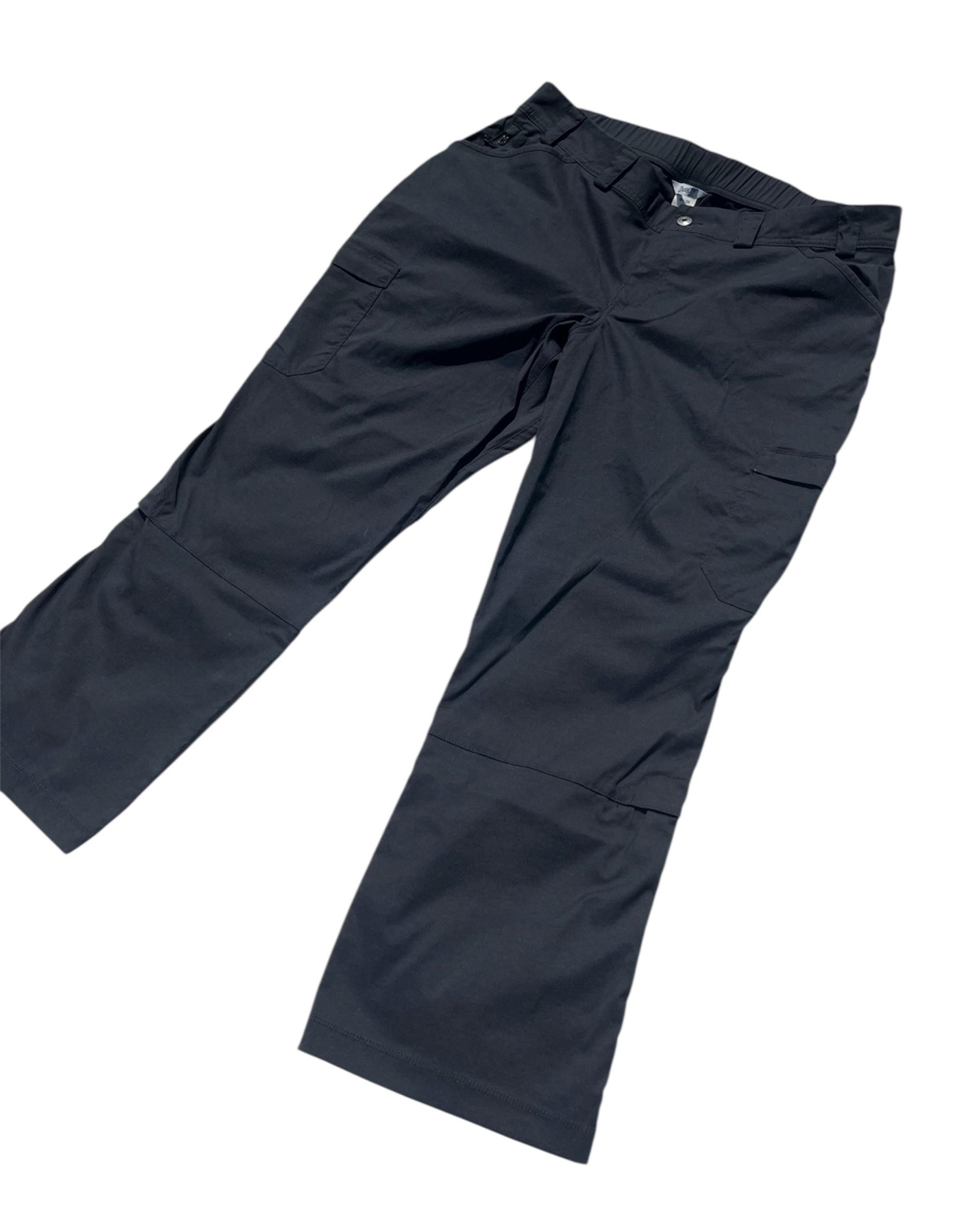NWOT Black Duluth Trading Women's Dry on the Fly Bootcut Cargo Pants 18x29