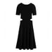 NEW Boden Cutout Knitted Ribbed Midi Black A-line Sweater Dress Various Sizes