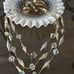 Hollywood Regency VENDOME AB Crystal Triple Necklace with Their fleur de lis