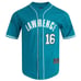 Jaguars Trevor Lawrence Pro Standard Teal Mesh Button-Up Baseball Jersey Med