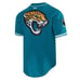 Jaguars Trevor Lawrence Pro Standard Teal Mesh Button-Up Baseball Jersey Med
