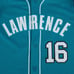 Jaguars Trevor Lawrence Pro Standard Teal Mesh Button-Up Baseball Jersey Med