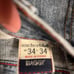 Anchor Blue Baggy jeans VINTAGE Y2K GRUNGE SKATER HIPHOP size 34X34