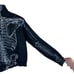 Vintage Iron Fist Zip Up Track Jacket 00s “Wishbone” Skeleton Black Men's Small