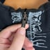 Vintage Iron Fist Zip Up Track Jacket 00s “Wishbone” Skeleton Black Men's Small