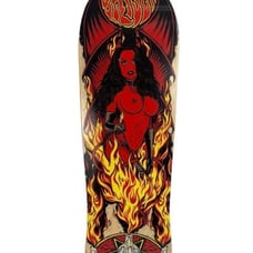 Benson RED Devil Woman Pro Deck Death Skateboards CHANNEL POOL Shape 9.125