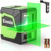 Self-leveling Green Cross laser tool with vertical and horizontal lines - NEW!