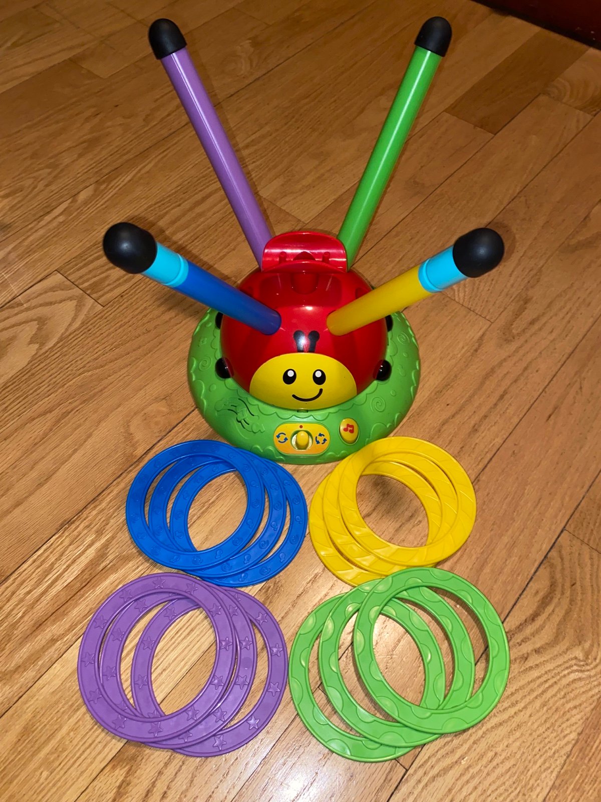 Musical Ladybug Ring Toss Game