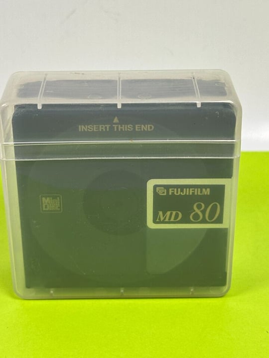 Fujifilm MD80 Mini Disc with Case Box of 5 NEW