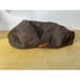 Vintage Nike Golf Cabbie Hat L/XL Brown Newsboy Cap Snap Back Orange Swoosh
