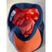Vintage Nike Golf Cabbie Hat L/XL Brown Newsboy Cap Snap Back Orange Swoosh