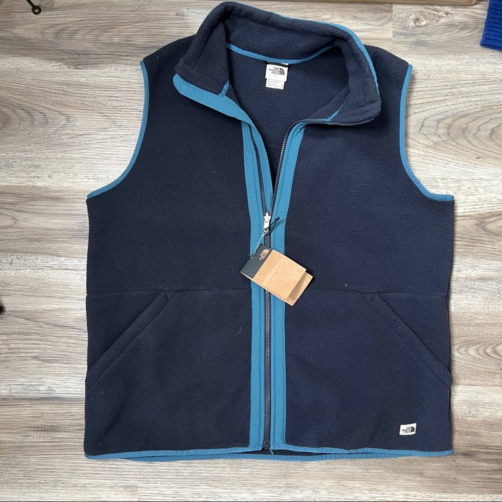 The North Face Carbondale Vest Fleece Aviator Navy sz XL
