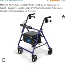 Medline Aluminum Walker