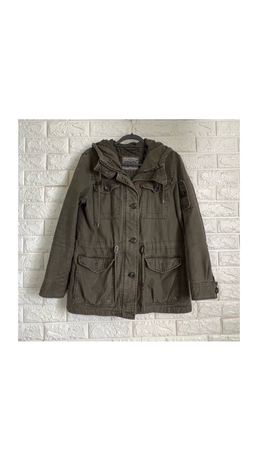Men's Olive Green Utility Thick Jacket