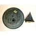 Vintage Solid Brass Sundial 10 Sailboat Verdigris Nautical NEW IN ORIGINAL BOX