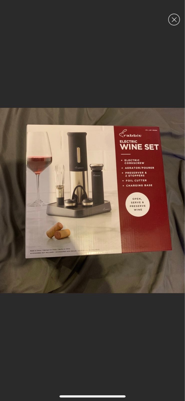 Rabbit Electric Wine Set