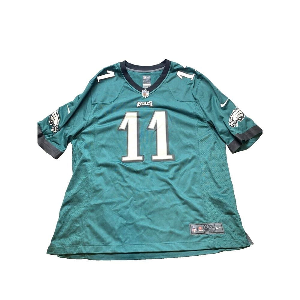 Philadelphia Eagles Jersey Adult 2XL XXL Nike Carson Wentz #11 NFL Football Mens