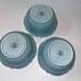 Vintage Threshold Wellsbridge Aqua Blue Stoneware Bowls