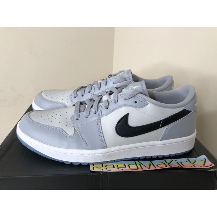 Jordan 1 Low Golf Wolf Grey mens 7.5us