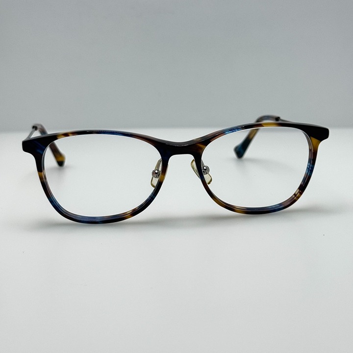 Lucky Brand Eye Glasses Eyeglasses Frames D210 Blue Brown 52-16-140